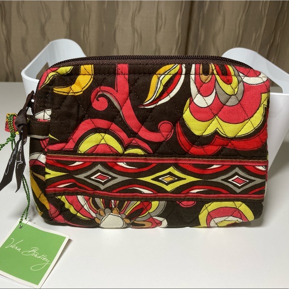 Vera Bradley Handbags - Vera Bradley Vintage RARE Retired Puccini Small Cosmetic Bag NWT